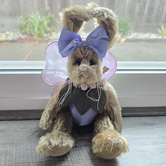 Bearington collection "pixie fluttering" rabbit plush Collectible - Picture 3 of 7